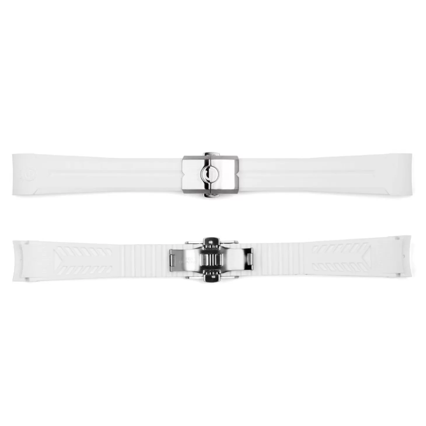 Rubberen Band Nieuw 20X16 Mm Voor Ocean 39 Wit Met Gespstaal^Steinhart Watches Best Sale