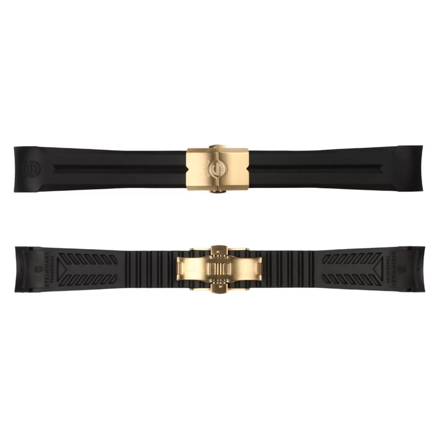 Rubberen Band Nieuw 22X18 Mm Voor Ocean 42 Met Gesp Goud^Steinhart Watches Outlet
