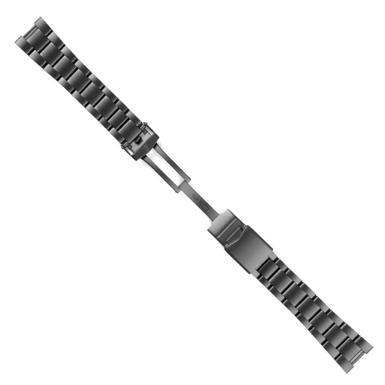 Stalen Armband Dlc Mat 20/16 Mm Voor Nav B-Chrono 42 Green Ltd. Edition Incl. Einde Koppelingen^Steinhart Watches Online