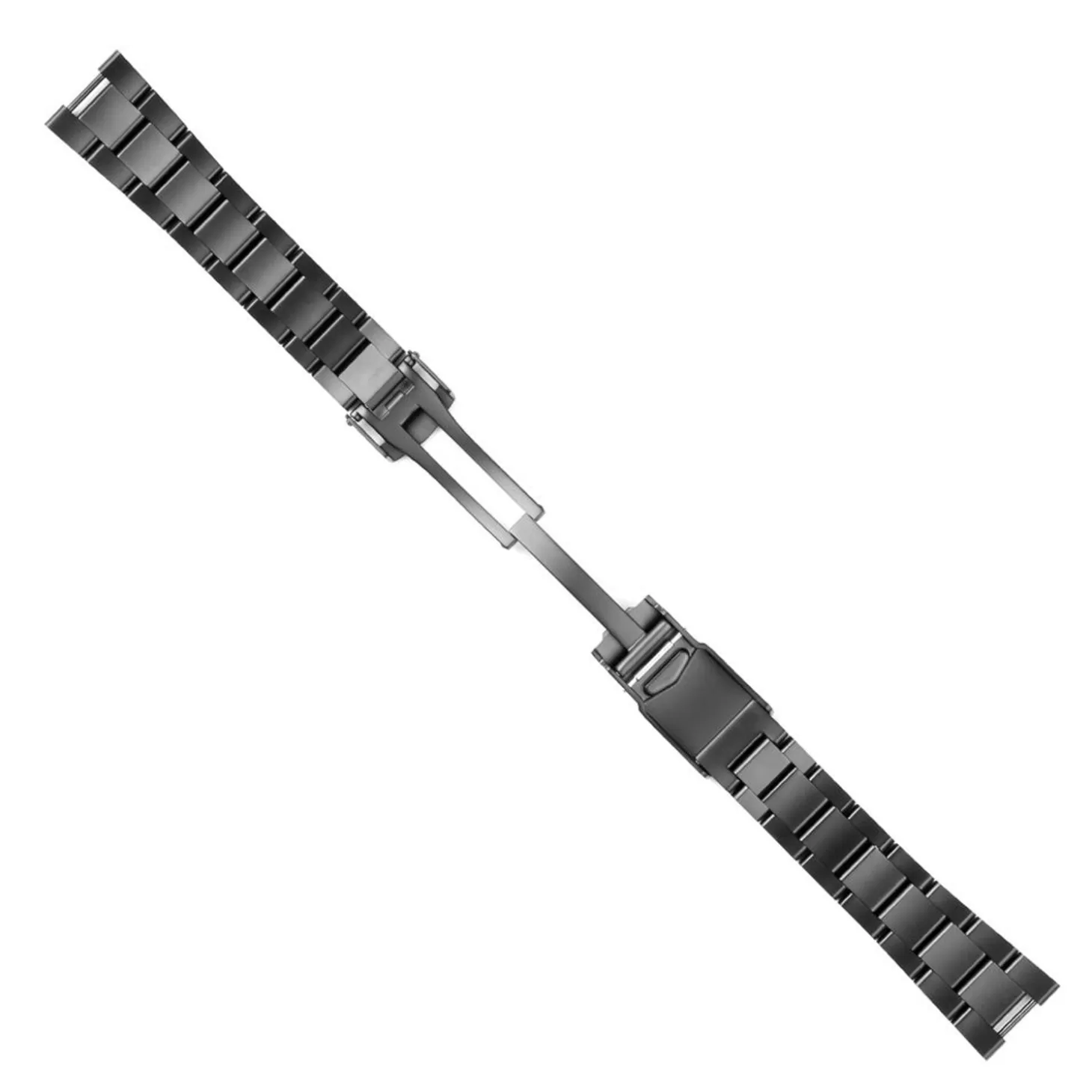 Stalen Armband Dlc Mat 20/16 Mm Voor Nav B-Chrono 42 Green Ltd. Edition Incl. Einde Koppelingen^Steinhart Watches Online