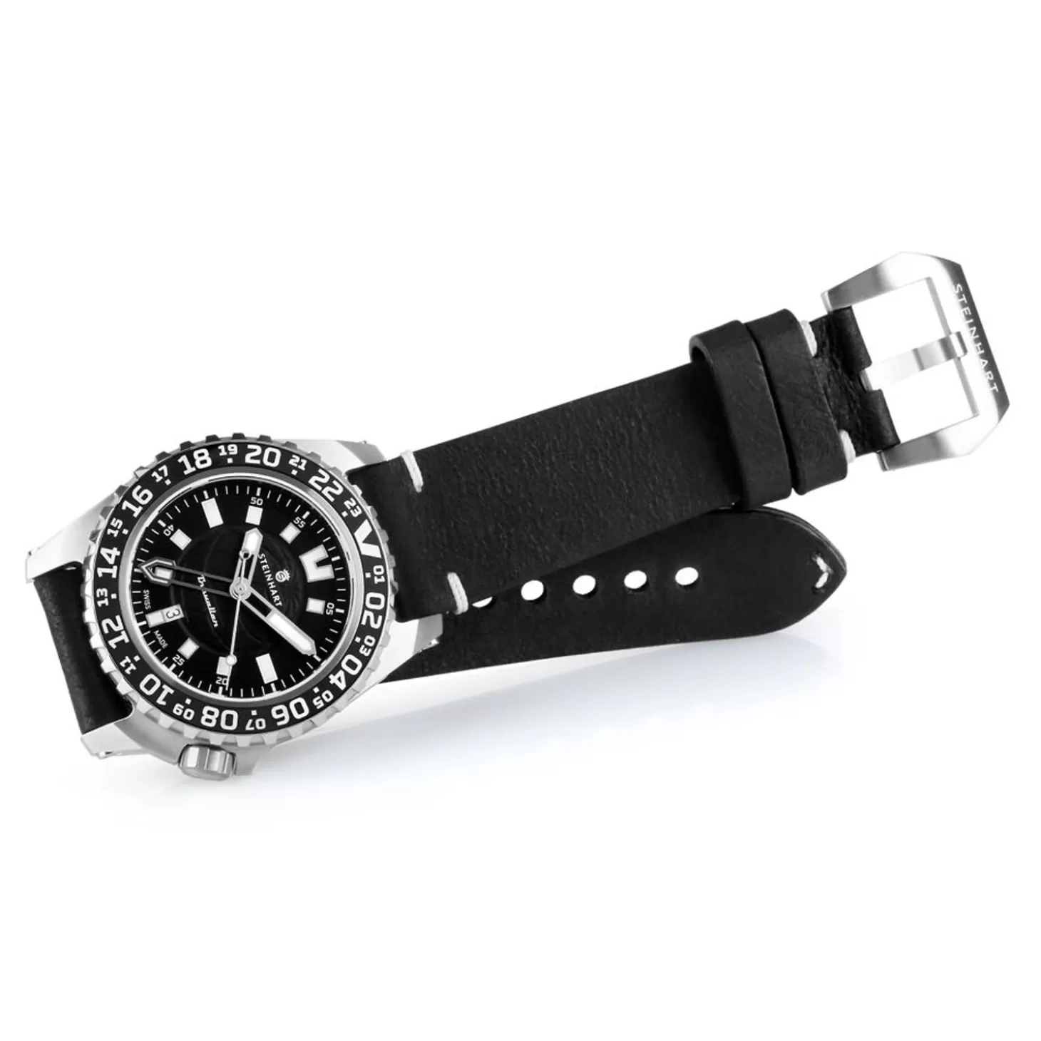 Traveller Gmt Zwart Duikershorloge^Steinhart Watches Clearance