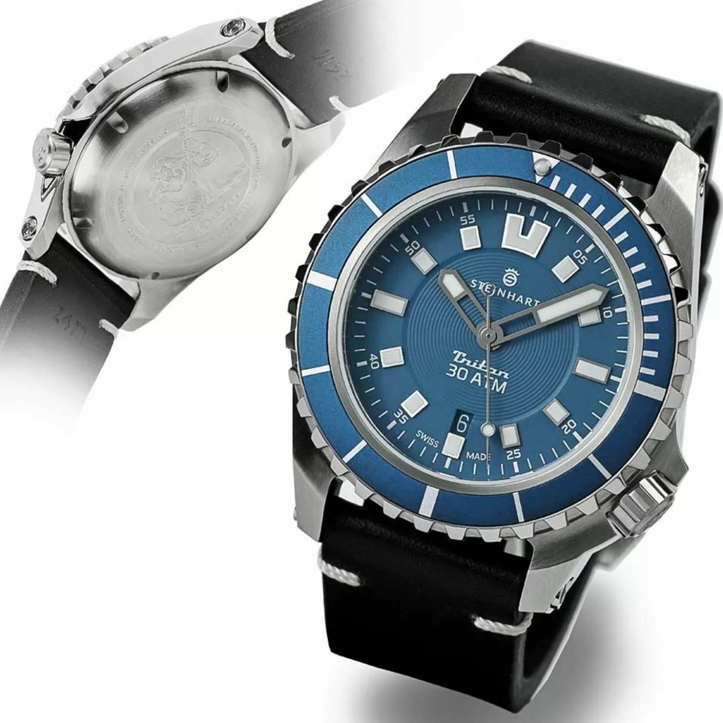 Triton 30 Atm Blauw Duikhorloge^Steinhart Watches Flash Sale